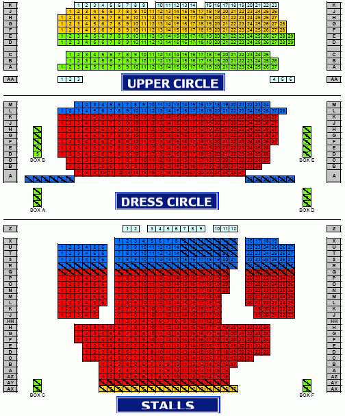 aldwych theatre seat plan