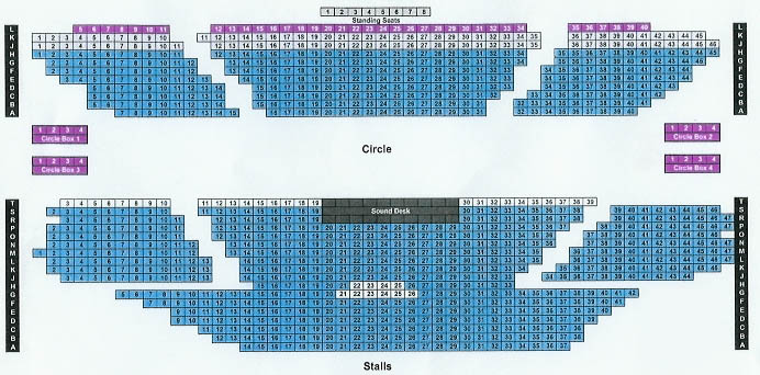 prince of wales theatre seat view