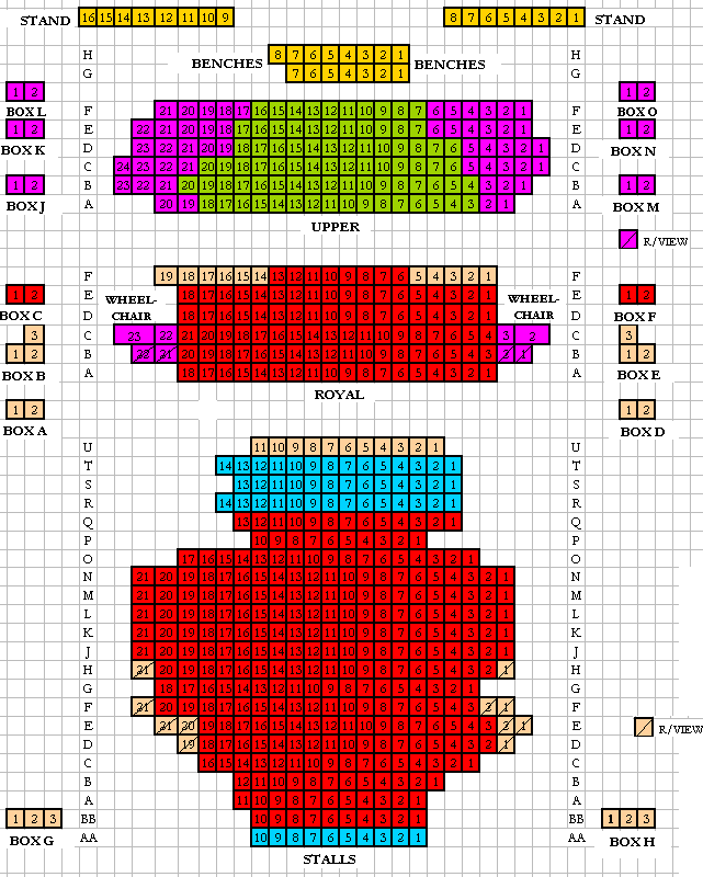 duke of york's theatre seating plan