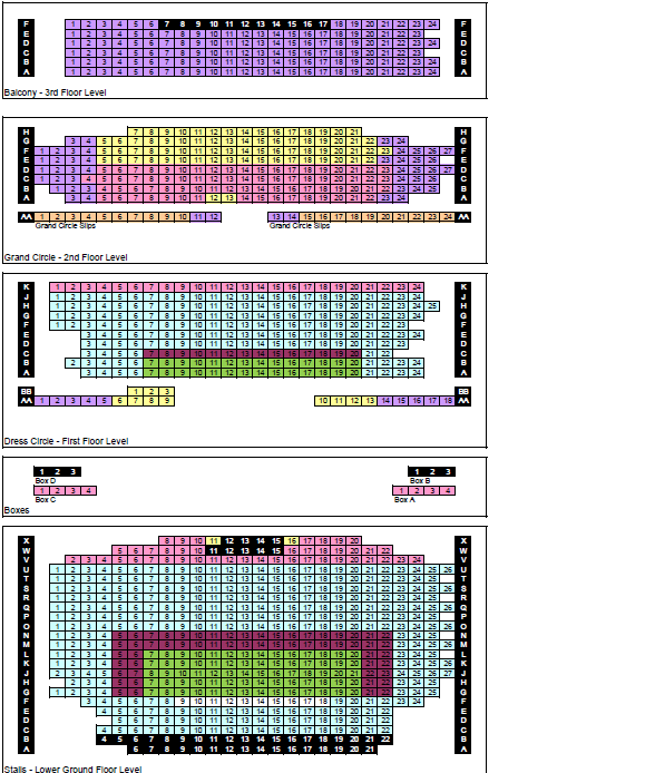 novello theatre seats