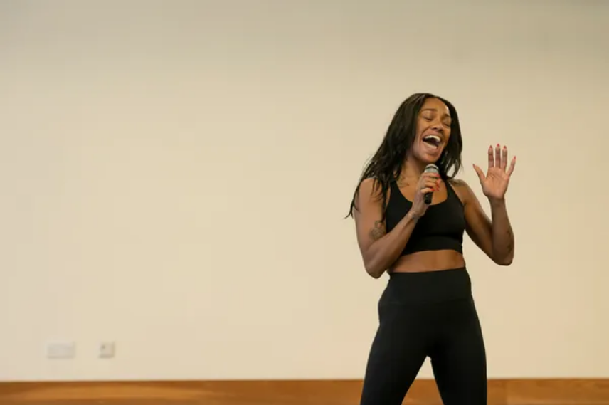 Karis Anderson Tina Rehearsals