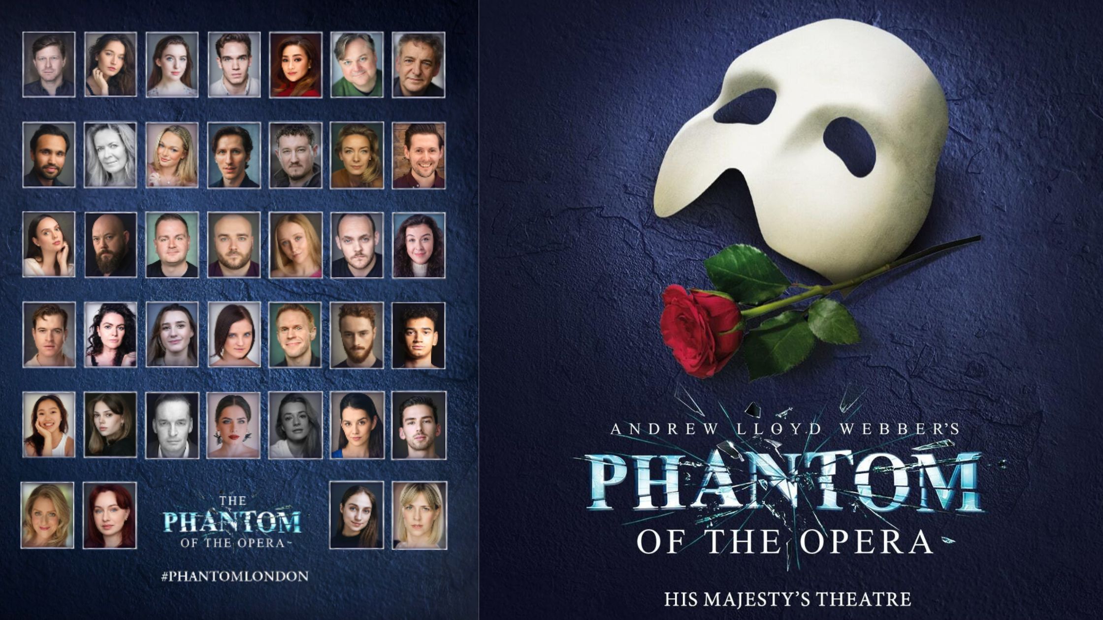 New Cast of The
Phantom of the Opera Announced