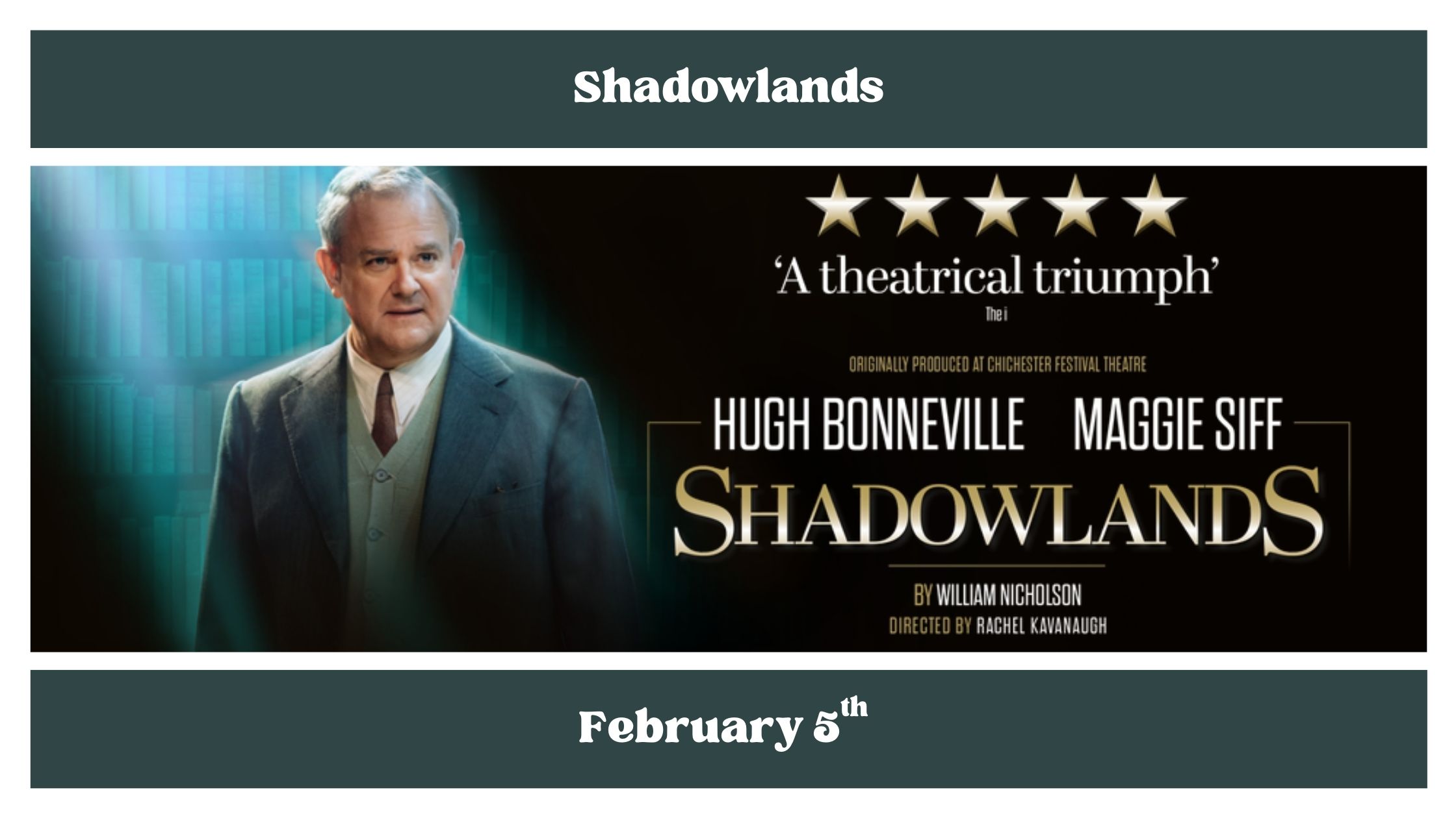 Hugh Bonneville Play Tickets