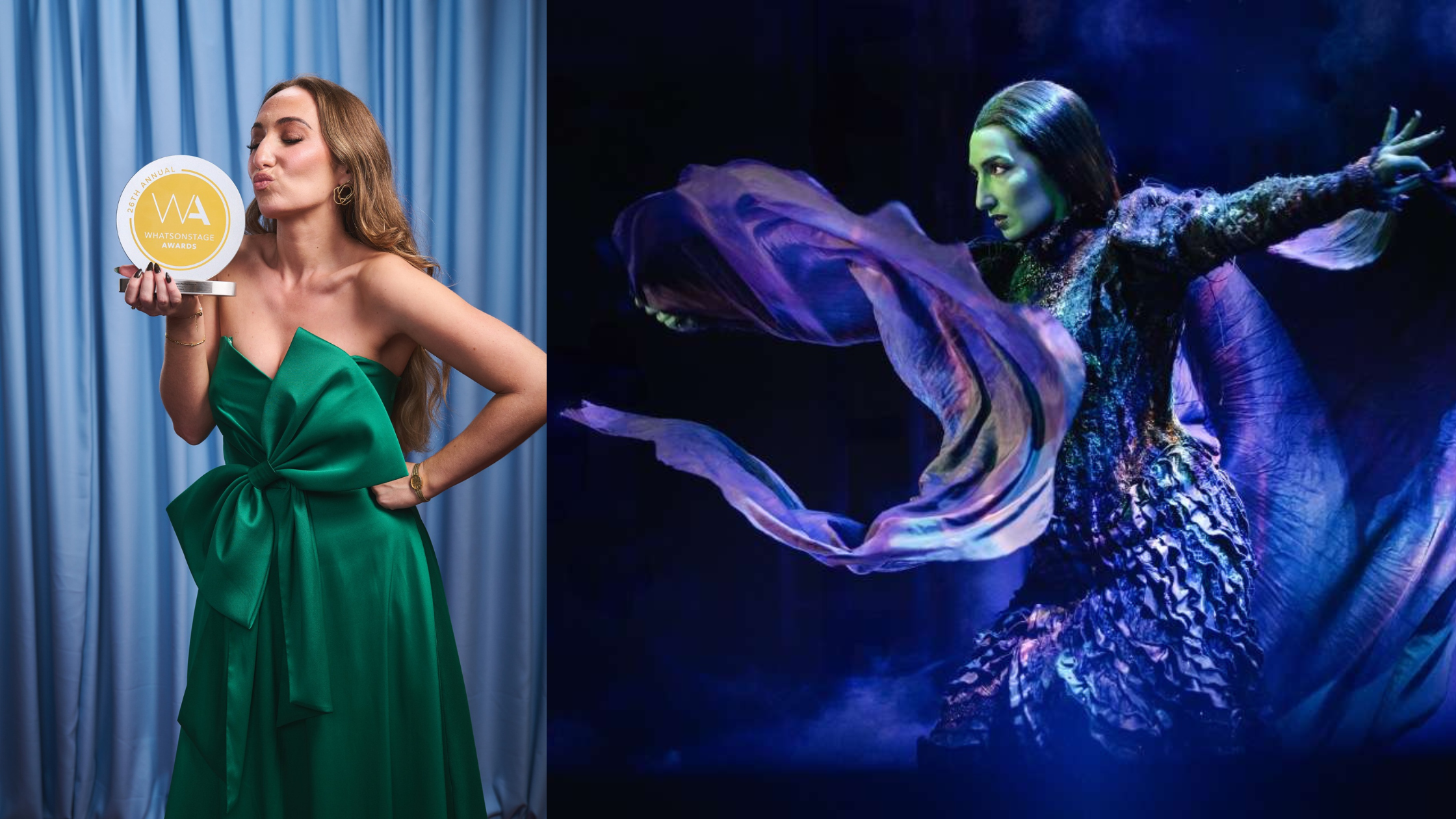 Emma Kingston Wicked WhatsOnStage Winner