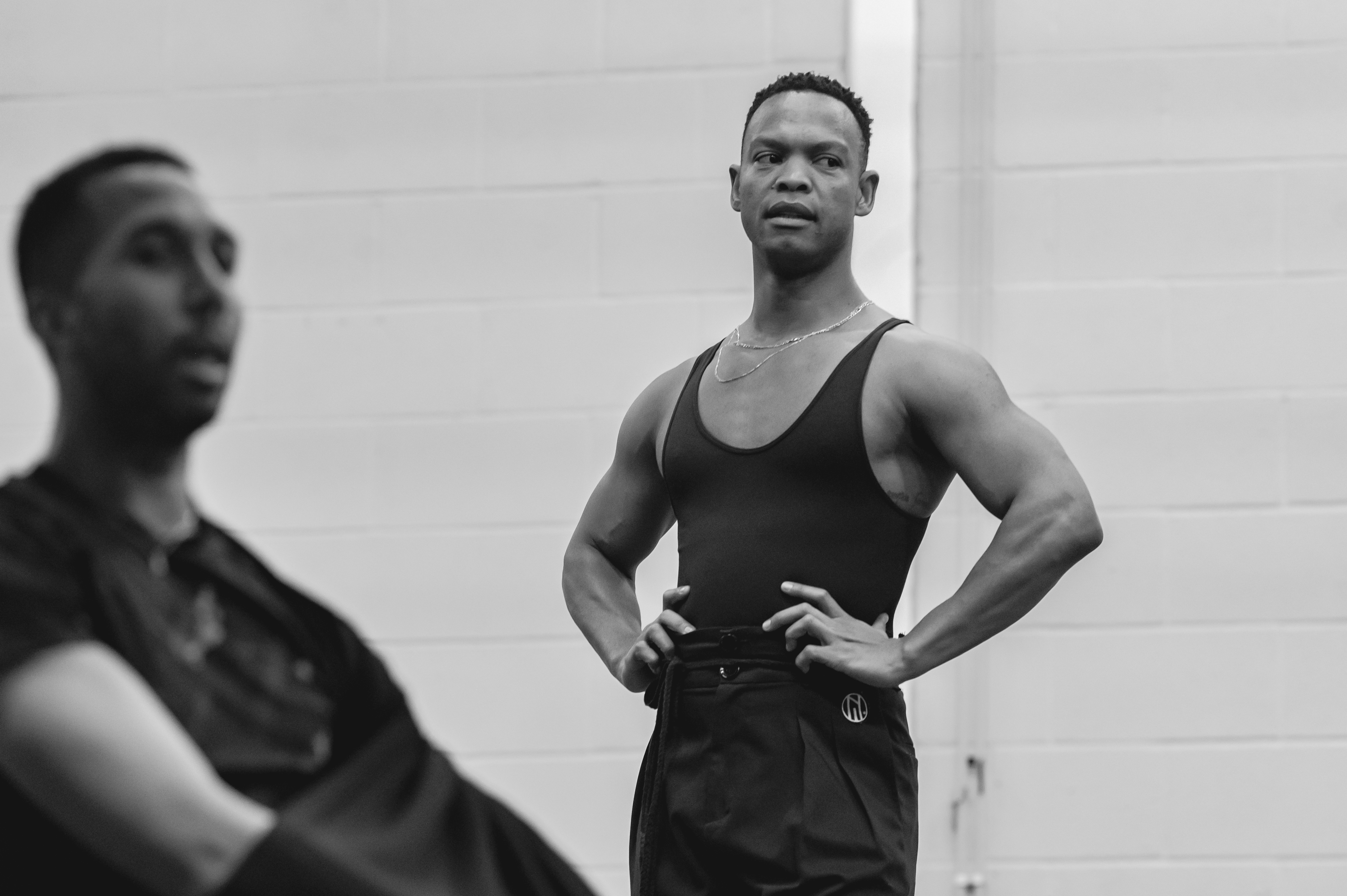 Johannes Radebe in Kinky Boots Rehearsals