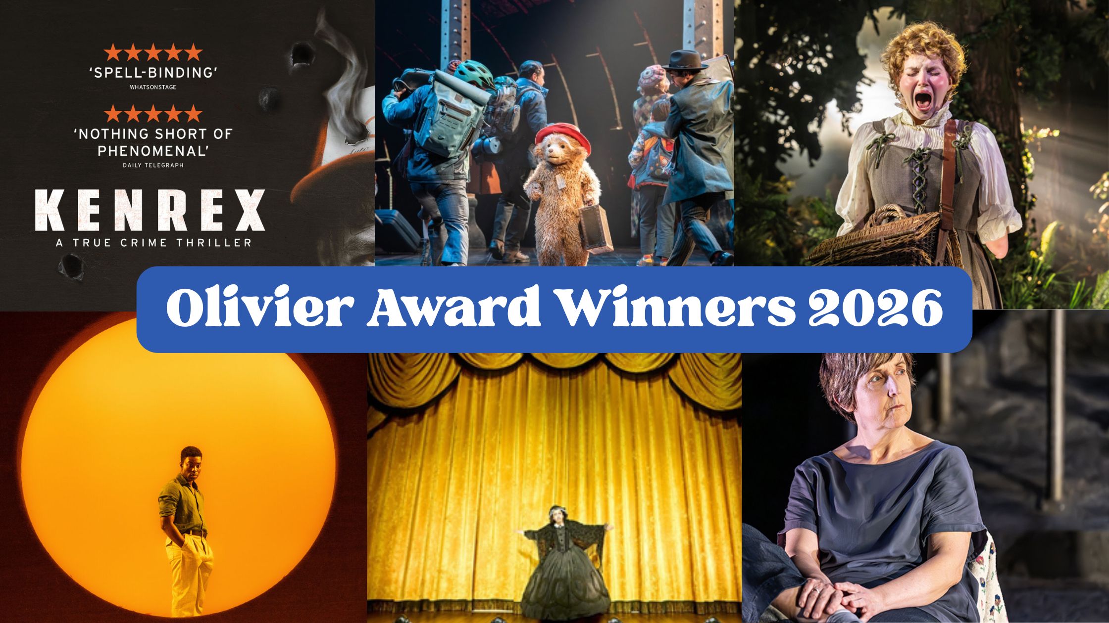 Olivier Awards Winners 2026 - LSBO
