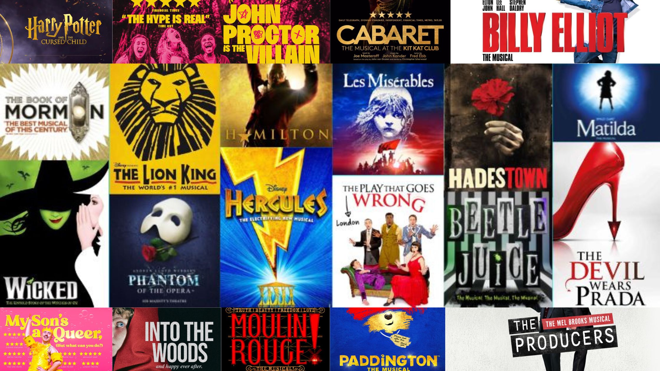 London Theatre and Shows Tickets