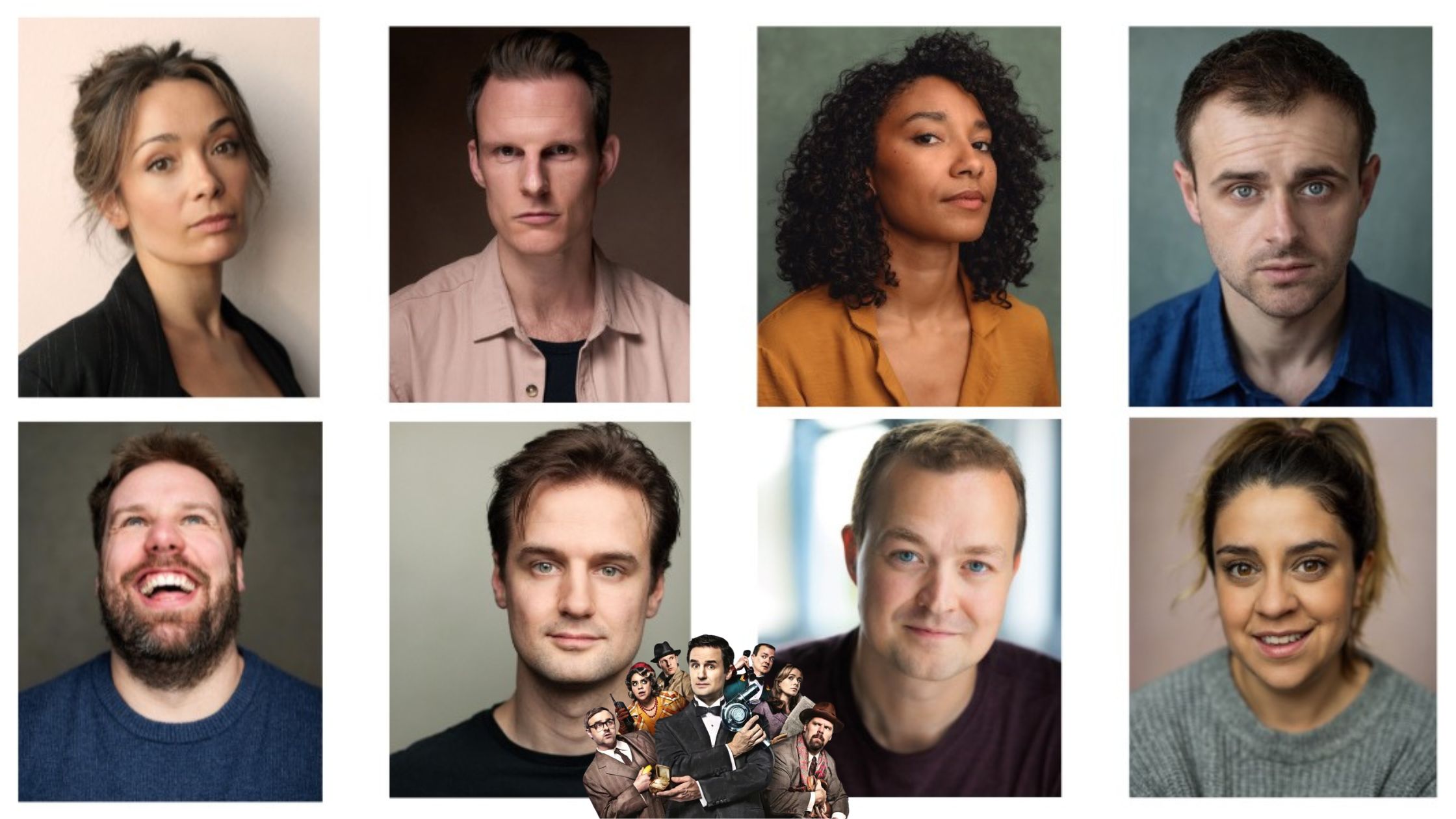 The Comedy About Spies Cast - headshots provides by production